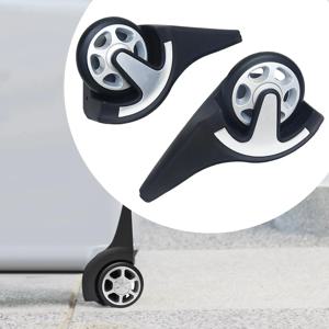 2 조각 수하물 교체 바퀴 가방 바퀴 방향 캐스터 방향 설치가 쉬운 트롤리 여행 가방 코너