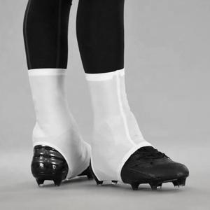 1 쌍 스파이크 발 커버 슈퍼 소프트 고탄성 미끄럼 방지 솔리드 컬러 스패츠 축구 클리트 커버 스포츠 액세서리