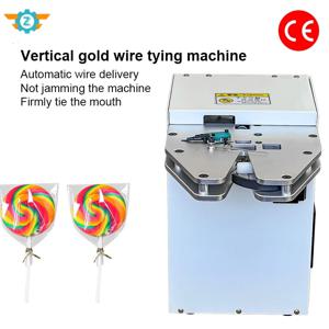 자동 전기 금선 씰링 기계 2-15mm² 터치스크린 포장 테이핑 기계 (빵, 롤리팝, 과일 캔디, 케이블용)