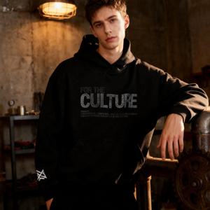 레트로 패션 후드티 가을 겨울 신상 루즈핏 아메리칸 스타일 개성 의류 트렌드 레터링 라인스톤 트렌디 스트릿웨어