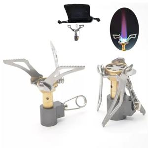 DHTB-3000T 티타늄 미니 캠핑 가스 버너 일체형 포켓 스토브 야외 하이킹 접이식 요리 휴대용 난로