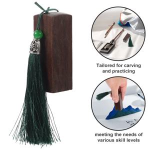 DIY 조각 연습용 나무 도장 블랭크 이름 도장 공예 도구 중국 서예 나무 도장 재료 스크랩북