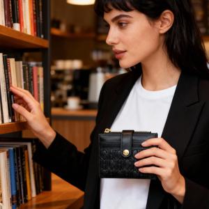 여성용 지갑 프리미엄 감각 패션 여성용 카드 가방 기질 편리한 휴대 여성용 작은 가방 우아한 고품질