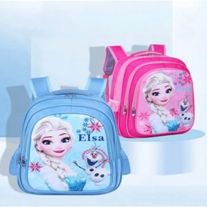 디즈니 2025 새로운 겨울왕국 엘사 공주 학교 가방 대용량 보관 배낭
