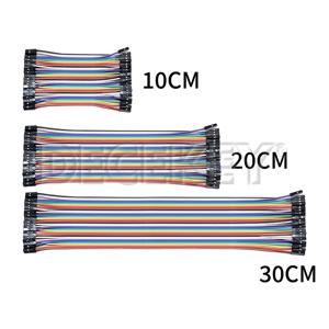 듀퐁 라인 10cm/20CM/30CM 남성-남성 + 여성-남성 + 여성-여성 점퍼 와이어 arduino DIY 키트 용 듀퐁 케이블