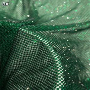 럭셔리 고품질 아프리카 나이지리아 얇은 명주 그물 레이스 패브릭 자수 윤기 나는 무거운 돌 Guipure 웨딩 파티 드레스 봉제