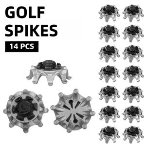 14PCS 골프 신발 스터드, 골프 팁 교체, 야외 훈련 부품, 설치가 쉬운 골프 신발 스터드 및 미끄럼 방지 스터드