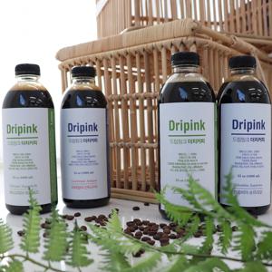 드립핑크 인도네시아 1리터 x 5병 더치커피(콜드브루)원액 산미없음 강한바디감 흙내음