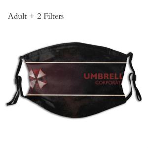 더러운 그런 지 스타일 일러스트 성인 마스크 우산 공사 코튼 방풍 인쇄 필터 포함, 큰 판매 커버