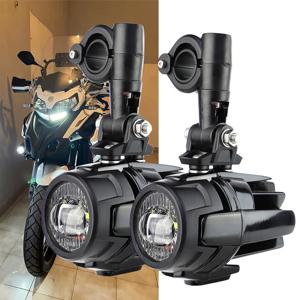 보조 조명 LED 스팟 운전 안개 조명 R1200GS F800GS K1600 범용 오토바이 40W 6000K 안개 램프