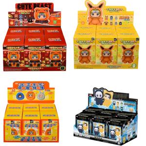 핫세일 정품 EAKI 나루토 블라인드 박스 시리즈 2 주술회전: 빌드 퍼리엔 귀여운 짐승 파티 시리즈 비닐 플러시 인형 장난감