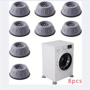 8pcs/4pcs 세탁기 방진 패드, 베이스 리프터, 방습 냉장고 피트, 충격 흡수 커버