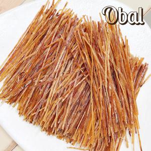 오발 이카소면100g *3개 / 오징어소면 / 오징어 국수 / 마른안주 / 얇은 오징어 건어물 / 한국식품 / 맛보기소스