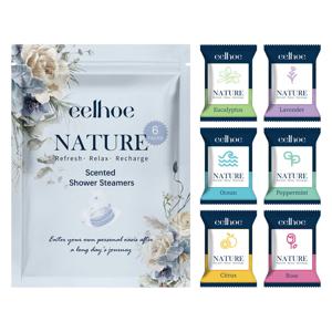 6pcs 아로마 테라피 샤워 정제 수면 보조 편안한 스트레스 완화 샤워 정제 샤워 폭탄 목욕 용품
