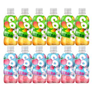 팔도 코코뿌요 제로 애플망고  280ml 6개 + 복숭아 280ml 6개 세트