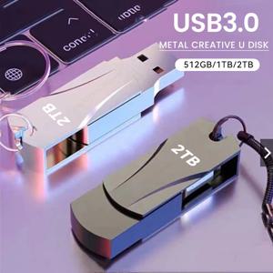 USB 3.0 플래시 드라이브 512GB 1T 2T Hihg 속도 펜 드라이브 Pendrive 방수 메모리 스틱 펜 드라이브 플래시 U 디스크 선물 256GB