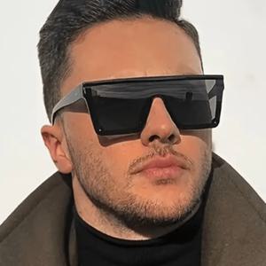 유행 대형 연결 패션 안경 여성 남여 태양 보호 태양 안경, 야외 안경