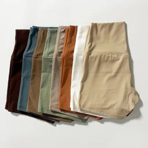 하이 웨이스트, 힙 리프트, 피트니스, 러닝, 사이클링, 3점 반바지, 속건성 여성용 요가 반바지