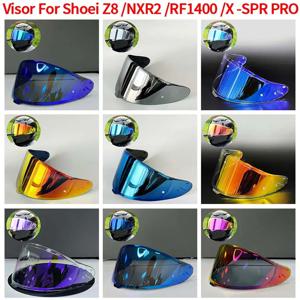 슈에이 Z8 NXR2 RF1400 RF-1400 CWR-F2 CWR-F2R X15 X-피틴 X-SPR 프로 쉴드 선스크린 윈드쉴드 헬멧 부품용 헬멧 바이저