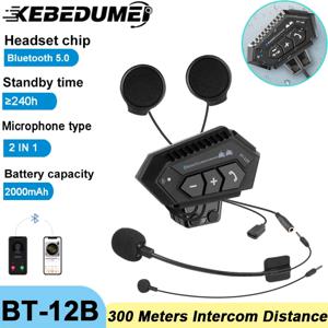 오토바이 헬멧 헤드셋 블루투스 이어폰 무선 핸즈프리 마이크 헤드폰 음악 플레이어 오토바이 라이더 용 음성 제어