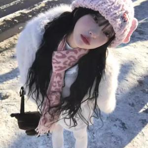 레트로 레오파드 프린트 태슬 스카프 니트 울 미니 스카프 스파이시 걸 스타일 겨울 패션 액세서리 중국산