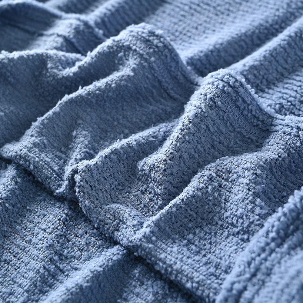 남성용 가볍고 편안한 플리스 라운드넥 후드티 캐주얼 스포츠웨어 얇은 긴팔 보온 단색 아웃도어 기어