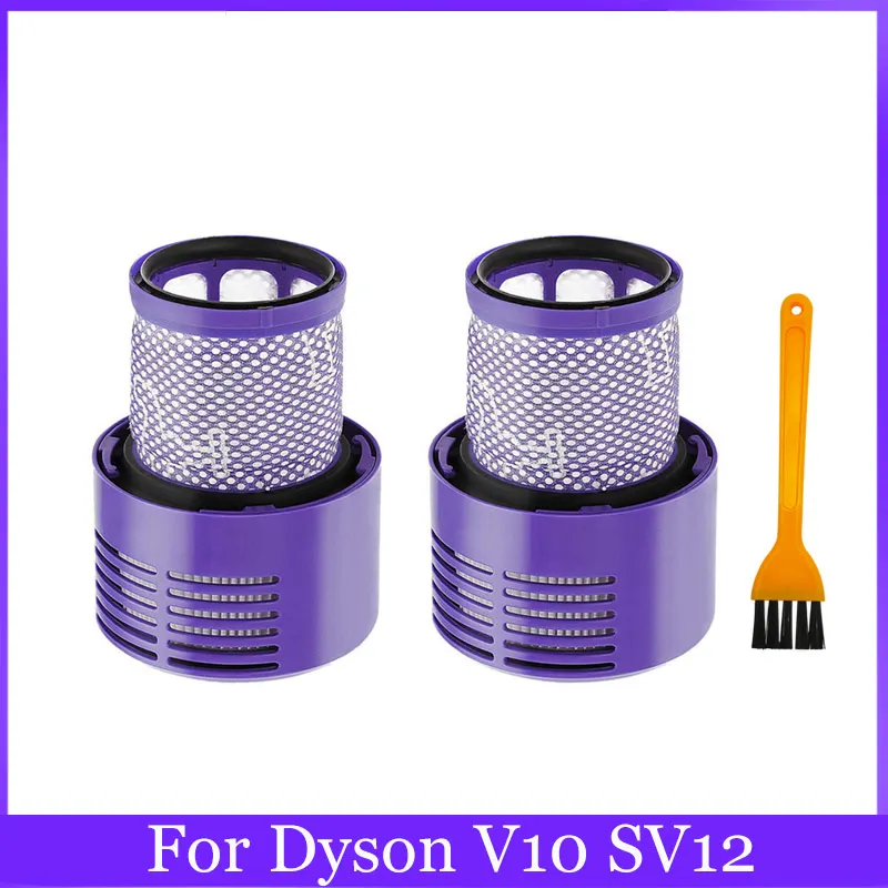 다이슨 V10 US /SV12 사이클론 애니멀 앱솔루트 토탈 클린 무선 진공 청소기 필터 교체용 세척 가능 HEPA 필터