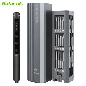 Glacok S6 MAX 5단 토크 정밀 전동 드라이버 세트 DIY 3.7V 충전식 드라이버 아이폰 분해 수리 도구