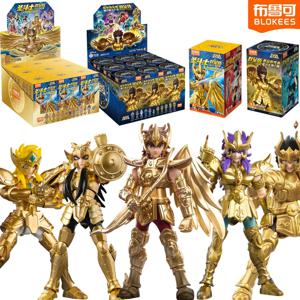 블로키즈 오리지널 세인트 세이야 V02 갤럭시 버전 V01 도호크 리브라 아쿠아리우스 오피우쿠스 나치 드라코 세이야 토이 액션 피규어 선물