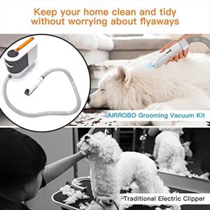*훌륭한 EU 플러그, 애견 털 청소기 및 애견 미용 키트, 애완동물 미용 청소기, 2L 대용량 애견 털 청소기 (털갈이 및 미용용)