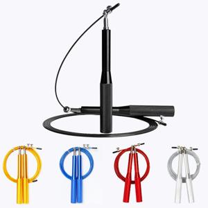 조절 가능한 알루미늄 핸들 와이어 로프 줄넘기 합금 스포츠 피트니스 용품 고속 점프