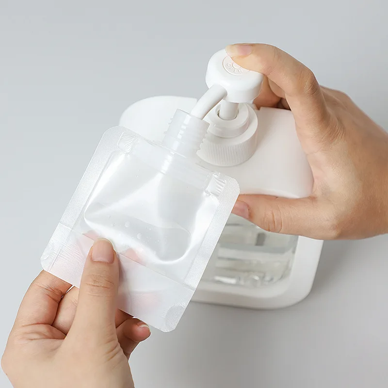 10cs 30/50/100ML 두꺼운 여행 서브 패키지 화장품 로션 샤워 젤 샴푸 휴대용 페이셜 클렌저