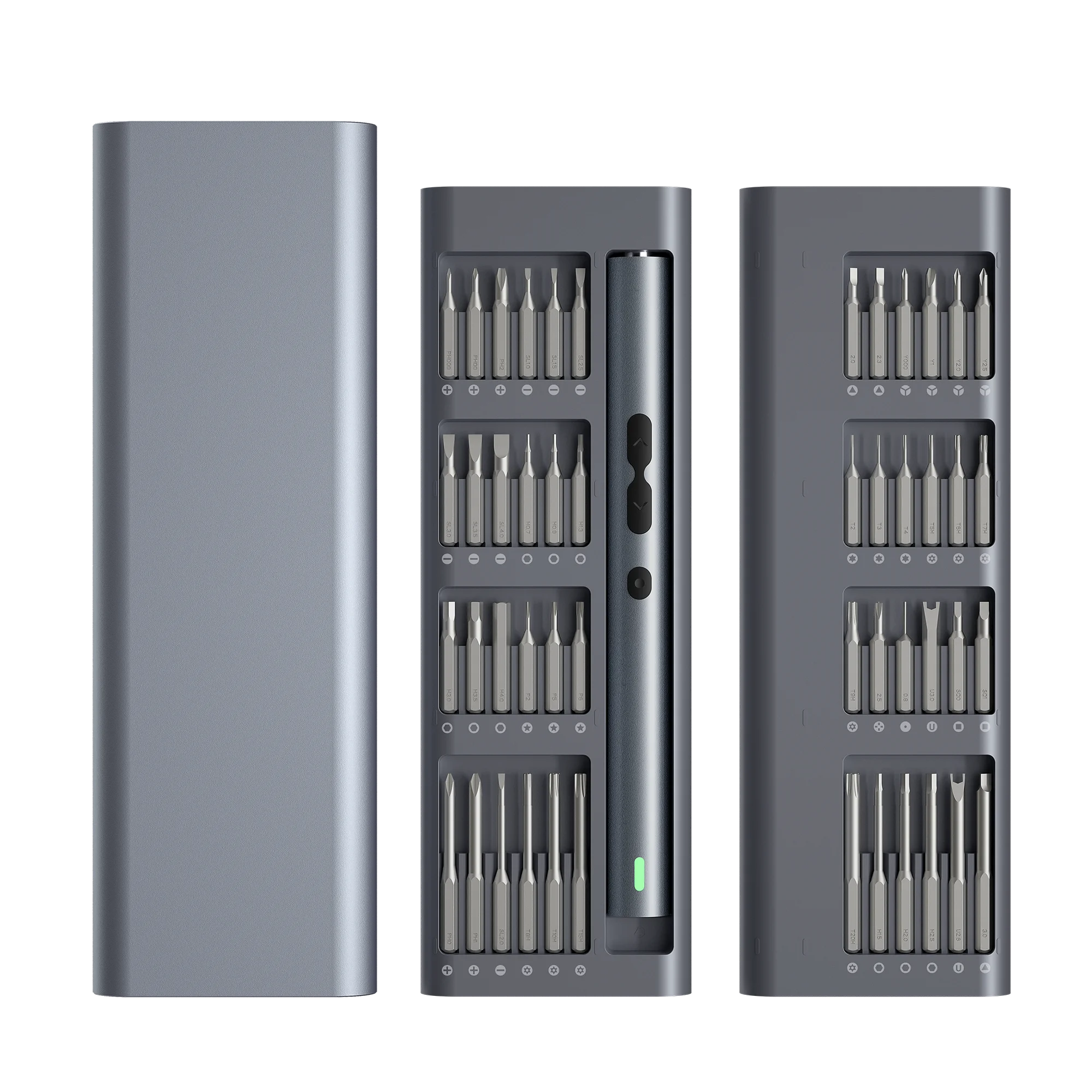 전기 스크루 드라이버 정밀 세트 62 in 1 전동 공구 키트 Xiaomi Cell Mobile 용 충전식 무선 미니 소형 자기 비트