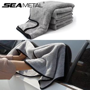 SEAMETAL 울트라 소프트 세차 타올 마이크로 화이버 고 수분 흡수 청소 건조 천 자동차 디테일링 케어 세탁 타월