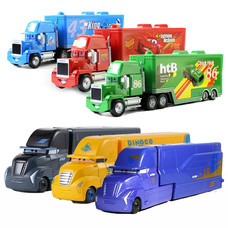 자동차 3 디즈니 픽사 카 2 장난감 번개 맥퀸 엉클 마이크 트럭 잭슨 스톰 매트 1:55, 다이 캐스트 금속 패턴, 어린이 선물