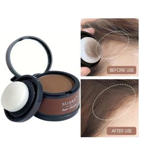 헤어 라인 파우더 즉각적인 커버 & 루트 터치업 자연스러운 헤어라인 섀도우 컨실러 커버리지 페인트 리페어 헤어 필러