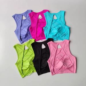 여성용 하이웨이스트 여름 피트니스 숏팬츠, 힙업 타이트 러닝 요가 숏팬츠, 짐 요가 속옷, 피트니스 브라, 스포츠 브라