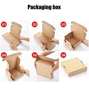 20 개/대 갈색 종이 상자 크래프트 포장 상자 초콜릿 캔디 선물 포장 상자 웨딩 파티를위한 추가 하드 고급 상자