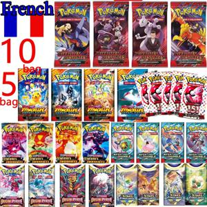 5~10팩 프랑스 포켓몬 TCG: 에스칼렛 & 바이올렛 에트스넬셀스 아스트랄 라디언스 옵시디언 플레임즈 부스터 박스 포켓몬 카드 게임