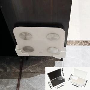 무타공 욕실 수납 선반 벽걸이형 체중계 정리대 강력 접착제 공간 절약형 내구성 체육관 가정용