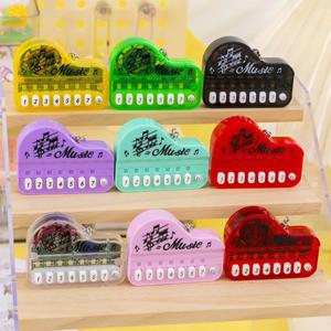 미니 휴대용 전자 키보드 키체인 악기 장난감 - 음악 애호가를 위한 컴팩트 여행용 피아노 키체인