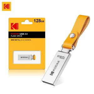 KODAK 미니 USB 플래시 드라이브 드라이브 USB Pendrive U 디스크 메모리 스틱 128GB 64GB 32GB USB 스토리지 키(가죽 밴드 선물 포함 PC용)