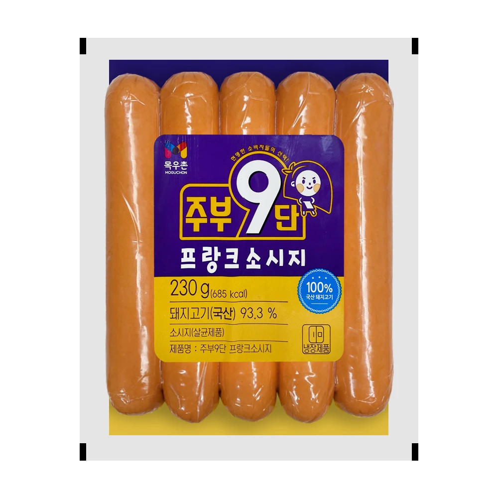 목우촌 주부9단 프랑크 소시지 230g