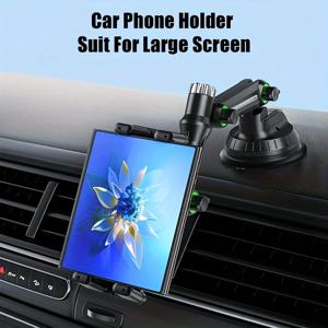 유니버설 차량 태블릿 홀더 흡착 컵 스탠드 아이폰 삼성 아이패드 프로 에어4-13'' 갤럭시 탭 대시보드 휴대폰 브래킷 마운트