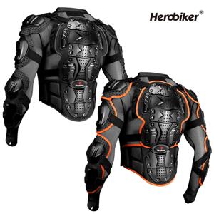 HEROBIKER 남성용 모토크로스 재킷, 오토바이 방탄복, 오토바이 라이딩 보호 S-5XL