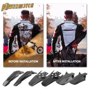 오토바이 모조 카본 파이버 리어 휠 머드가드 펜더 서론 라이트 비 S X 오프로드 전기 더트 바이크 E-바이크용