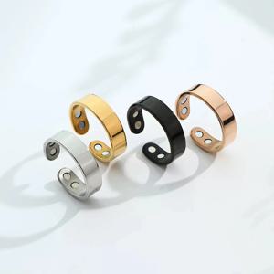 티타늄 강철 자석 링 단일 및 이중 자석 감압 링 자석 건강한 지질 조절은 수면을 돕습니다