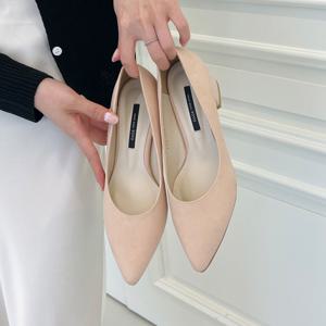 더블런 스틸레토 미들힐 5cm