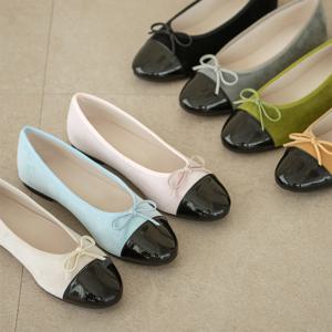 로리카 리본 플랫슈즈 1cm