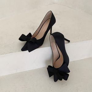 루벤스 새틴리본 스틸레토힐 8cm